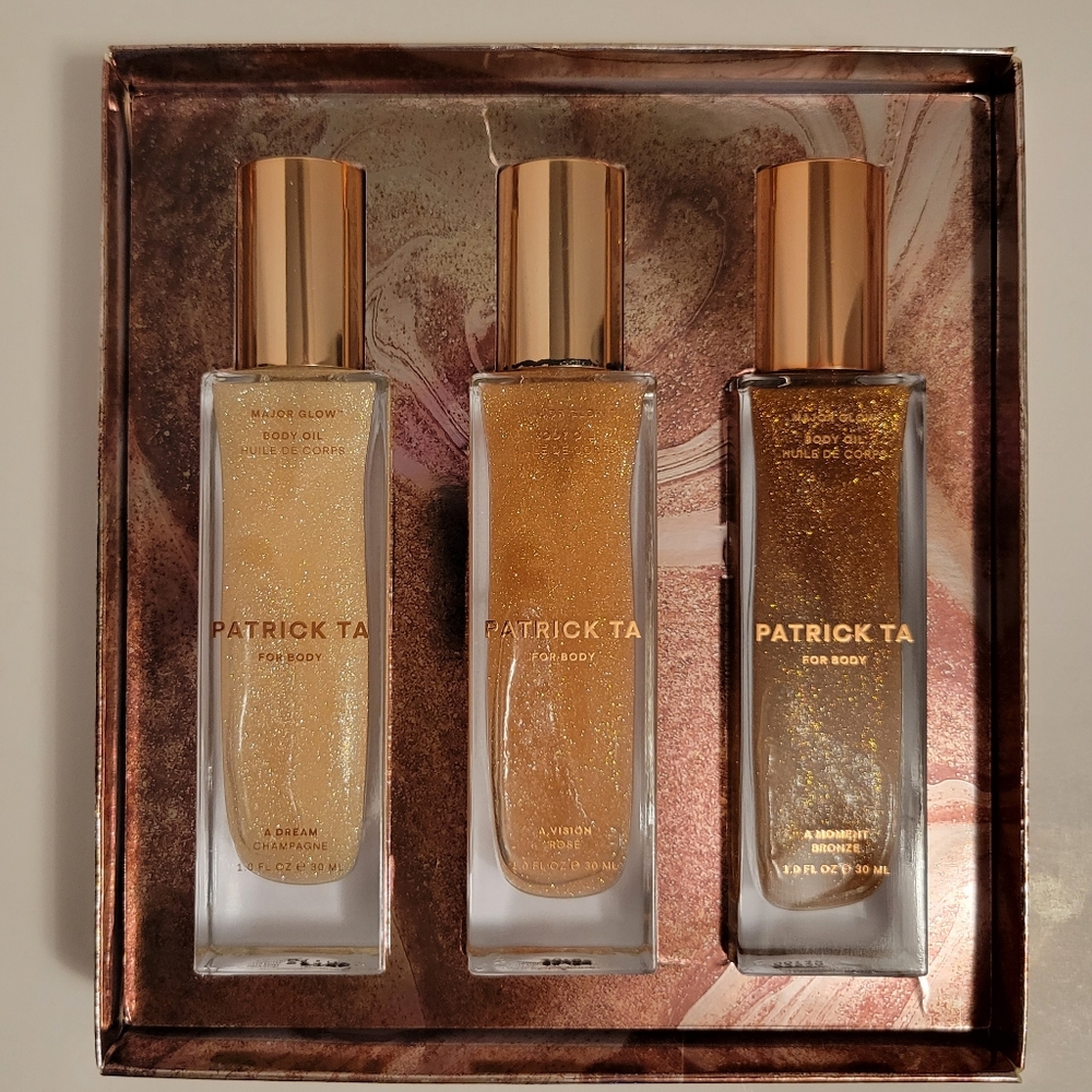 Patrick Ta Major Glow On The Go Trio Body Oils